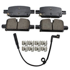 Set of 4 Akebono ProACT Rear Ceramic Brake Pads for Cadillac Chevrolet GMC