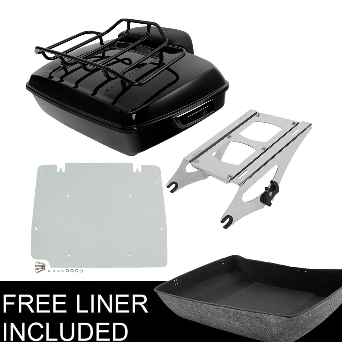 Trunk Pad Rack Base Plate for Harley Electra Glide (2014–2026)