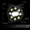LED Projector Fog Lamp for Kenworth T660, Peterbilt 579/587 (2008–2020)