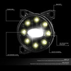 LED Projector Fog Lamp for Kenworth T660, Peterbilt 579/587 (2008–2020)