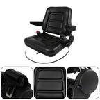 Fold Down Forklift Seat with Armrest for Excavator Tractor Loader