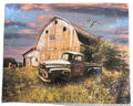 American Flag Metal Sign for Vintage Truck/Barn (12x15)