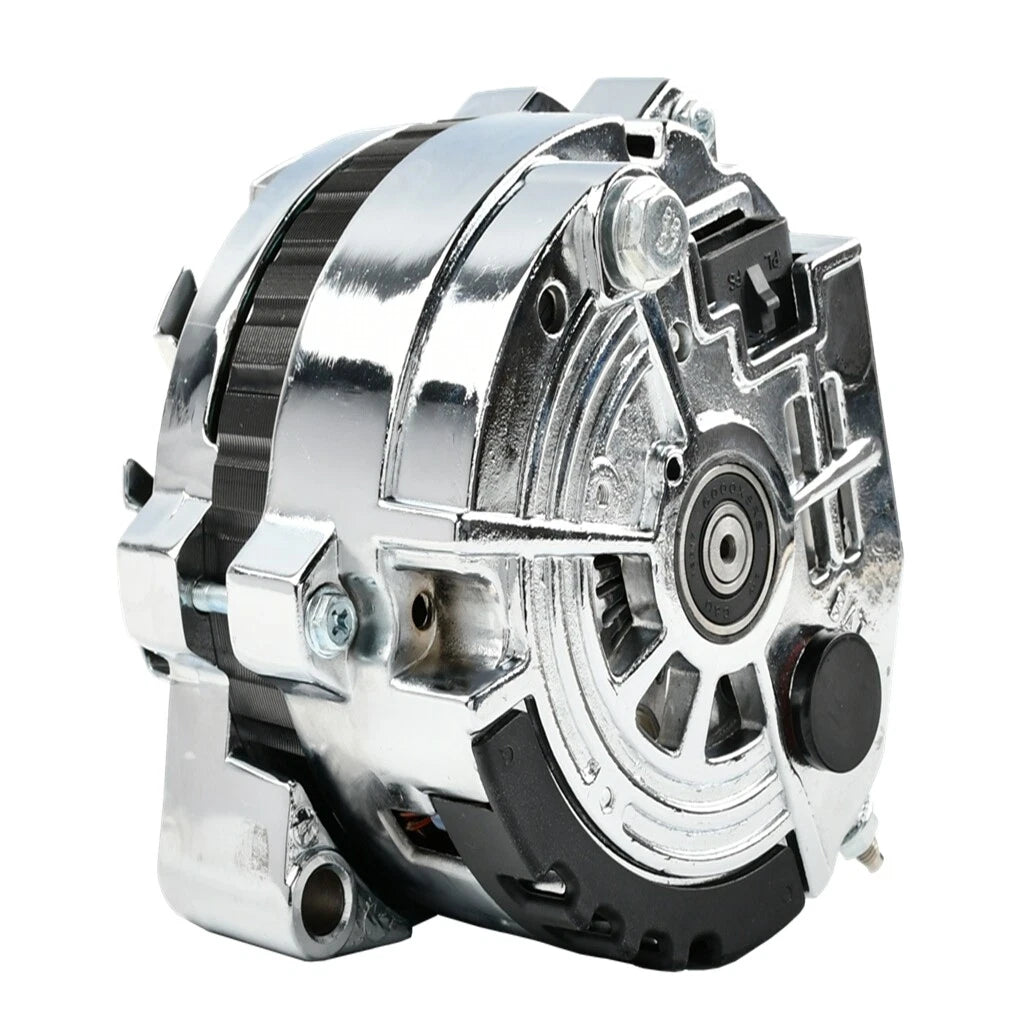 High Output Chrome Alternator for Chevy GM (130 Amp)