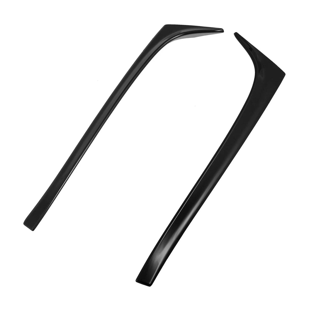 2X Black Rear Window Side Spoiler Wing Trim for Volkswagen Golf 7 (2014–2018)