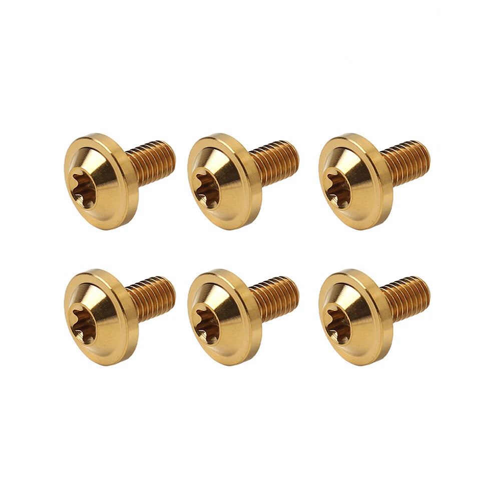 6X Alloy Bolts Truss Torx Head Screws M5x20mm for Motorcycle (Bike)