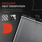Radiator with Trans Oil Cooler for Subaru Impreza (2003-2007)