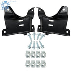 Pair Front Bumper Outer Brackets for Chevrolet Silverado 2500HD 3500HD (2007–2010)