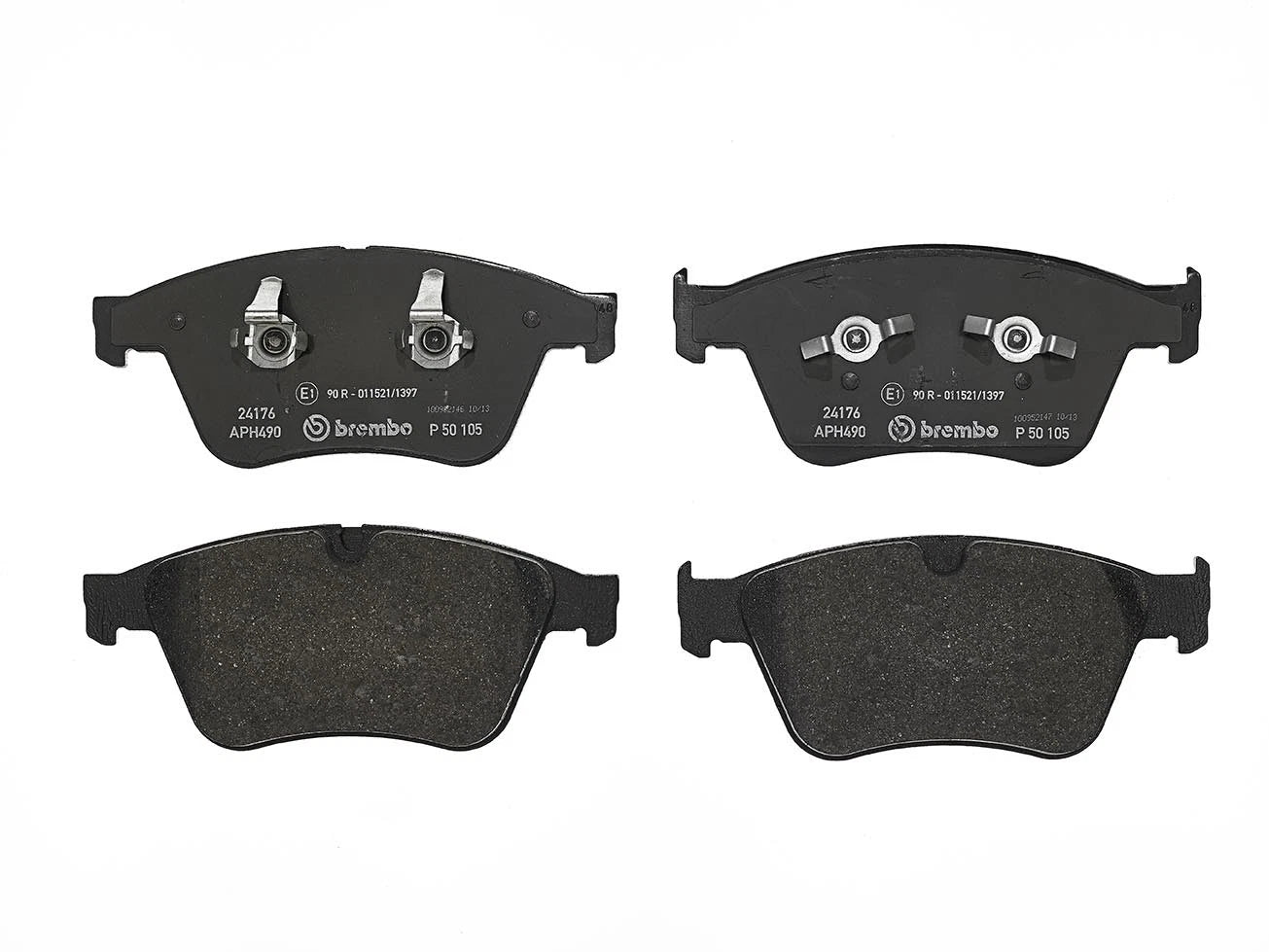 Set of 4 Brembo Front Low Met Brake Pads for Mercedes W164 W251 V251 (2006–2015)