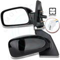 Pair Black Power Side Mirrors for Toyota Corolla (2003–2008)