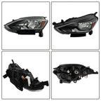 Driver Left Side Projector Headlight for Nissan Sentra (2016–2018) Chrome Halogen