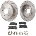 Brake Disc Rotors and Pads Kit for Chevy Olds Pontiac Grand Am Century