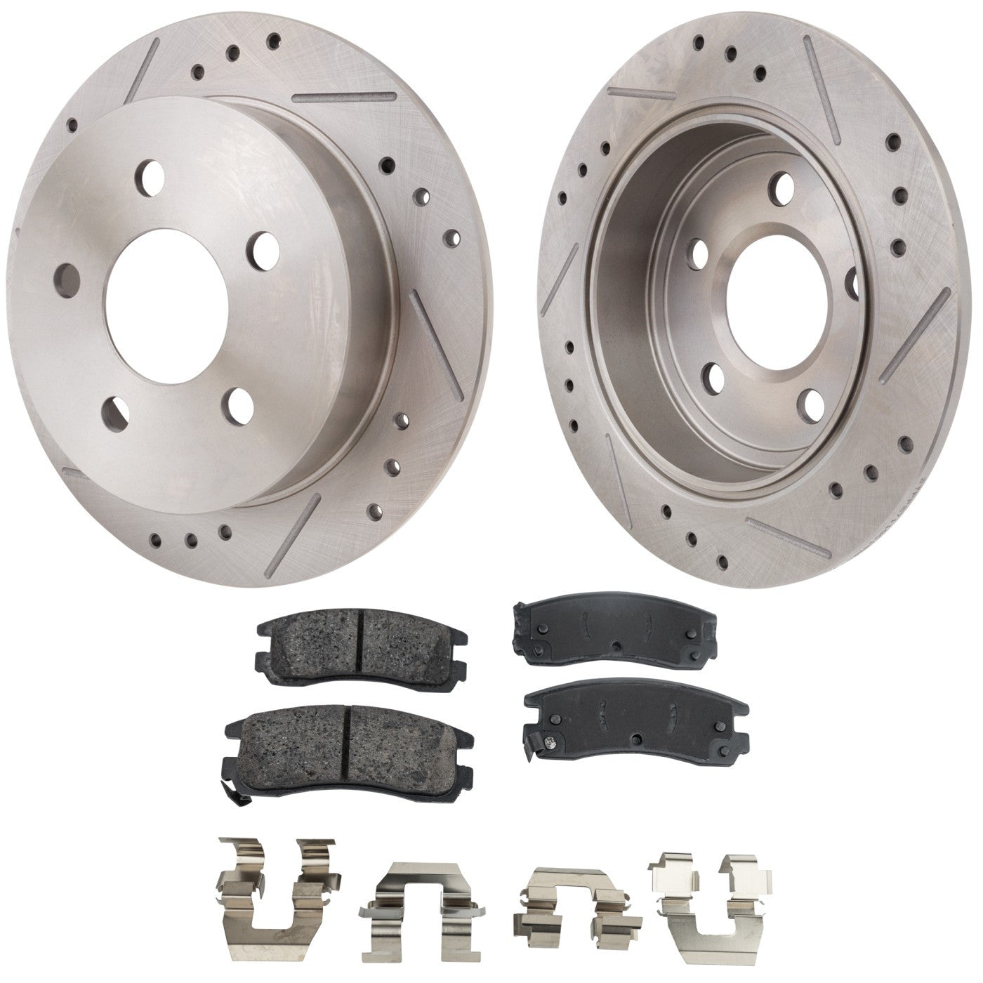Brake Disc Rotors and Pads Kit for Chevy Olds Pontiac Grand Am Century