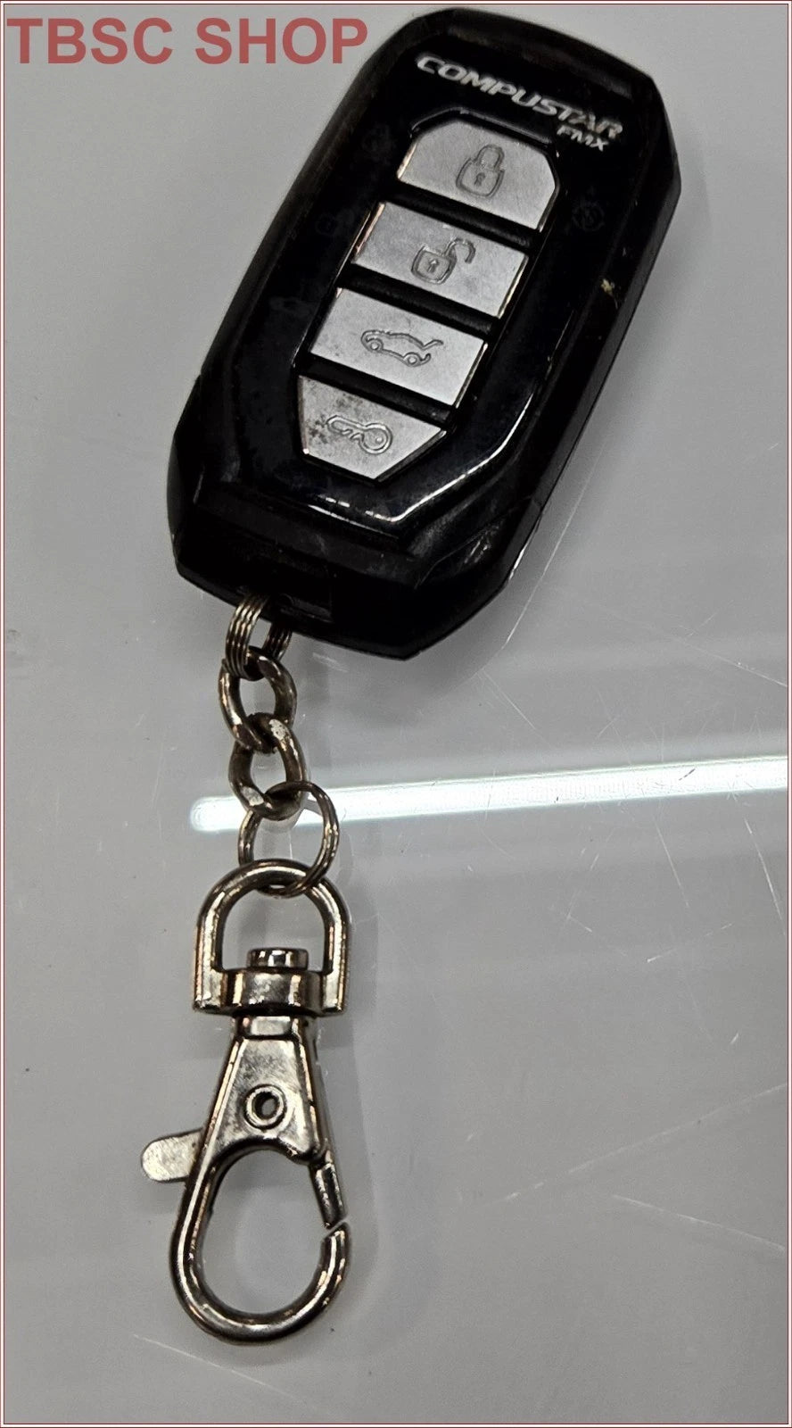 2X Compustar 2WG15R-FM Chrome FMX Remote Starter Key Fob VA5REH500-2WFX