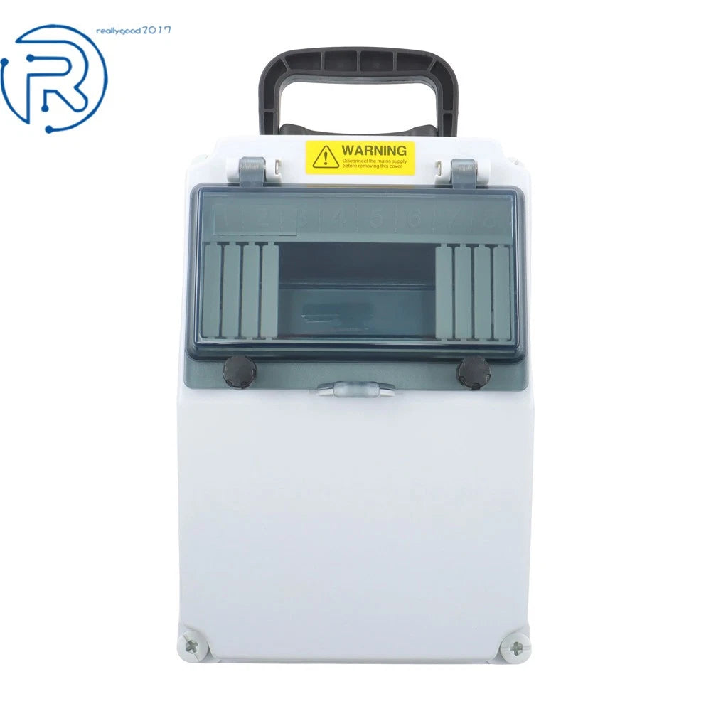 8 Way Circuit Breaker Box IP65 Distribution Protection 9.8" × 6.7" × 5.1"
