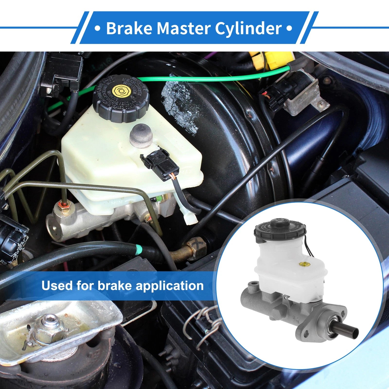 Brake Master Cylinder with Reservoir No. 46100S04L52 for Honda Civic EX (1997–1998)