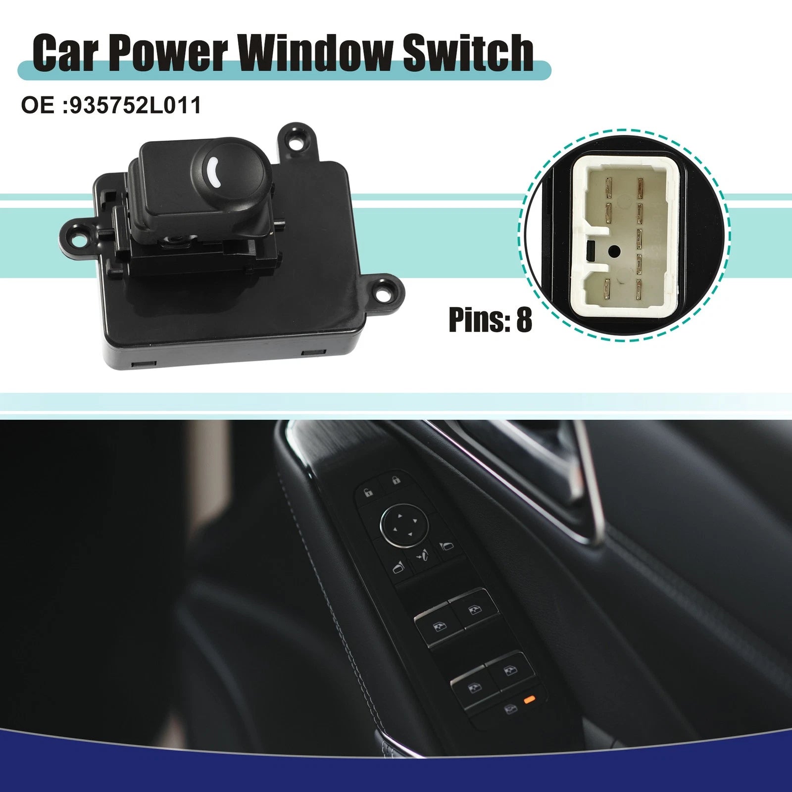 Master Power Window Switch for Hyundai I30 I30cw (1X)