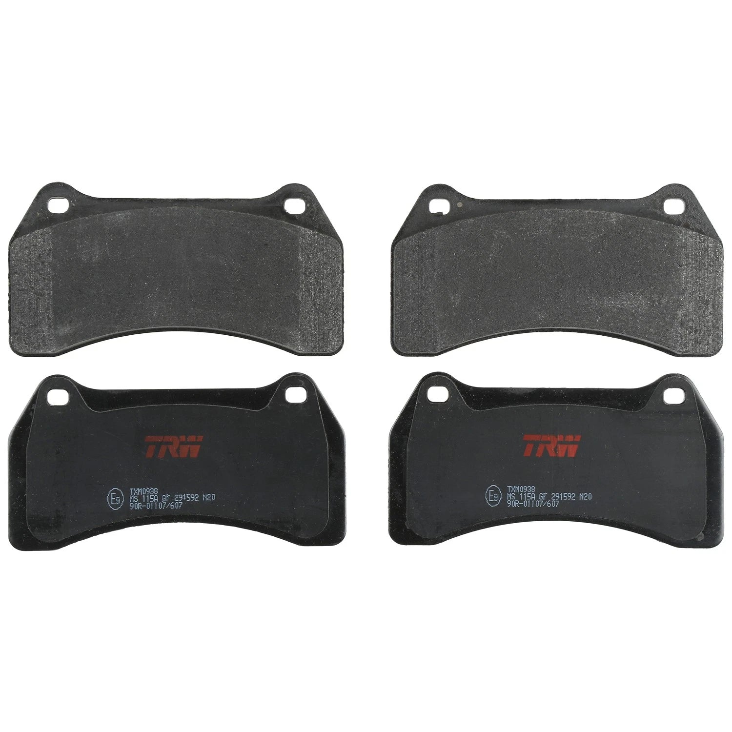 Set of 4 Disc Brake Pads for Jaguar S-Type (2003–2005)