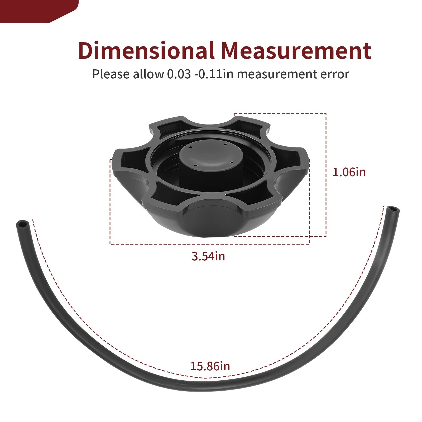 Fuel Tank Gas Cap for Honda CRF100F CRF110F (2004–2018) 17620-GEL-770