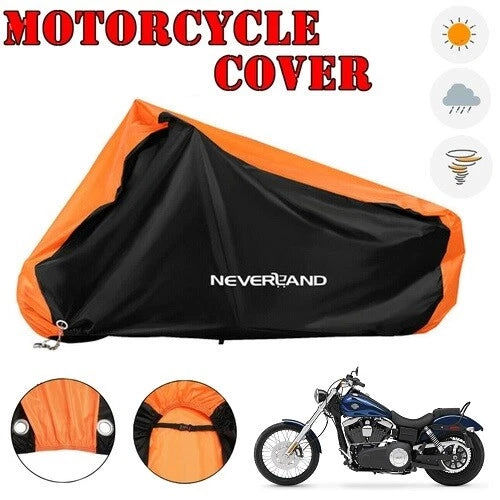 3XL Waterproof Motorcycle Cover for Harley Davidson Dyna Wide Glide