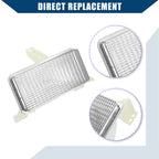 Pair of Park Signal Lens Covers for Chevrolet Blazer (1983–1984) Clear