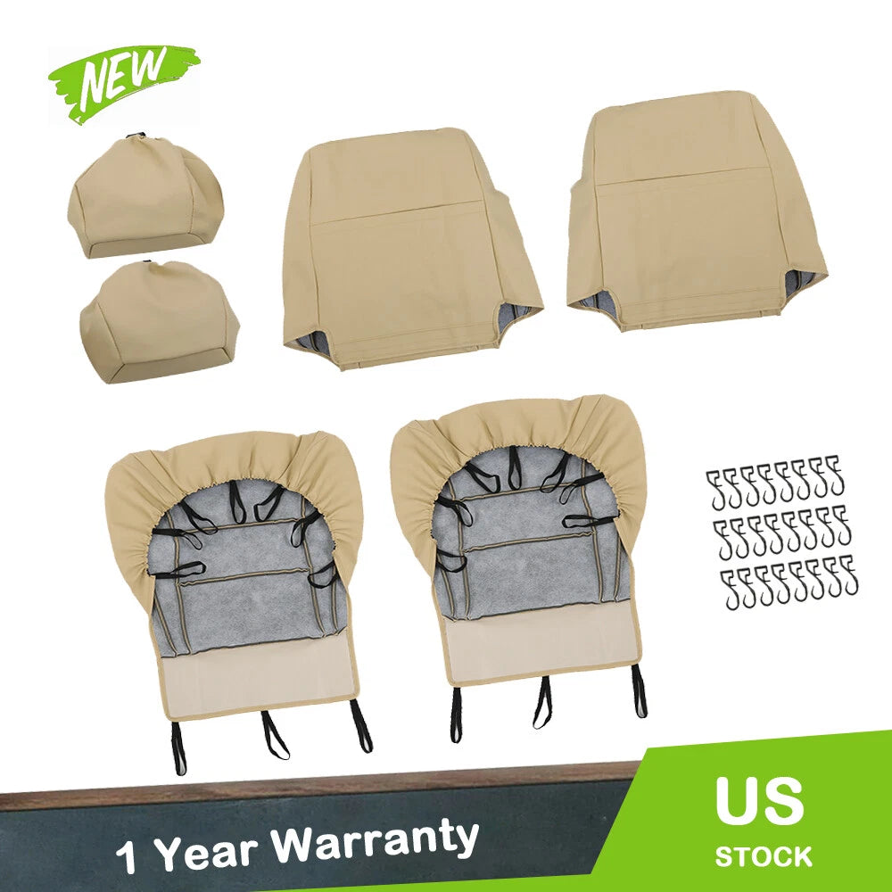 Set of 2 Leather Seat Covers for Toyota 4Runner (1996–2002)