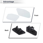 Washer Nozzle Cover Cap Set of 2 No. 51117338568 for BMW X3 (Unpainted)