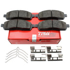 Set of 4 TRW Pro Front Slotted Ceramic Brake Pads for Ford F150, Lincoln Mark LT