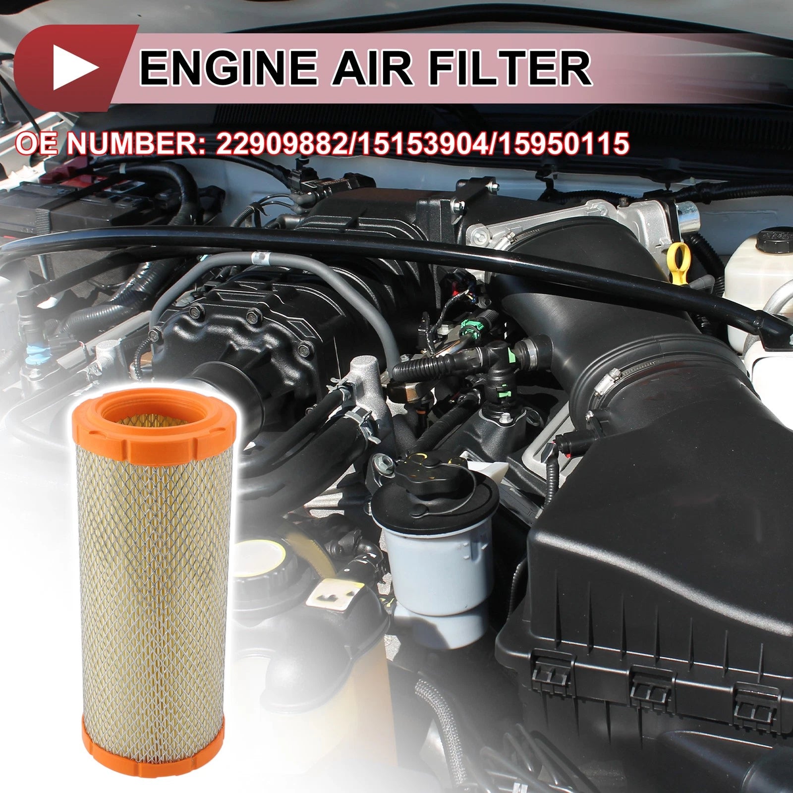 Car Engine Air Filter for Chevrolet Express 1500 (2001–2014) No. 22909882