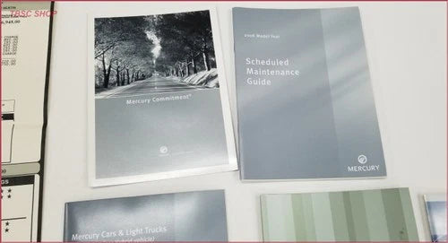 Owner's Manual for Mercury Sable (2008) OEM with Case & Dealer Sticker