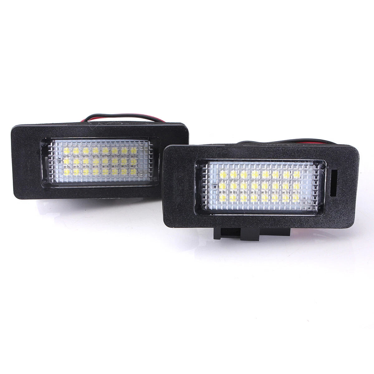 2X White LED License Plate Light Canbus for Audi A1 A3 A4 A5 A6 A7 Q3 Q5 (2010–2023)