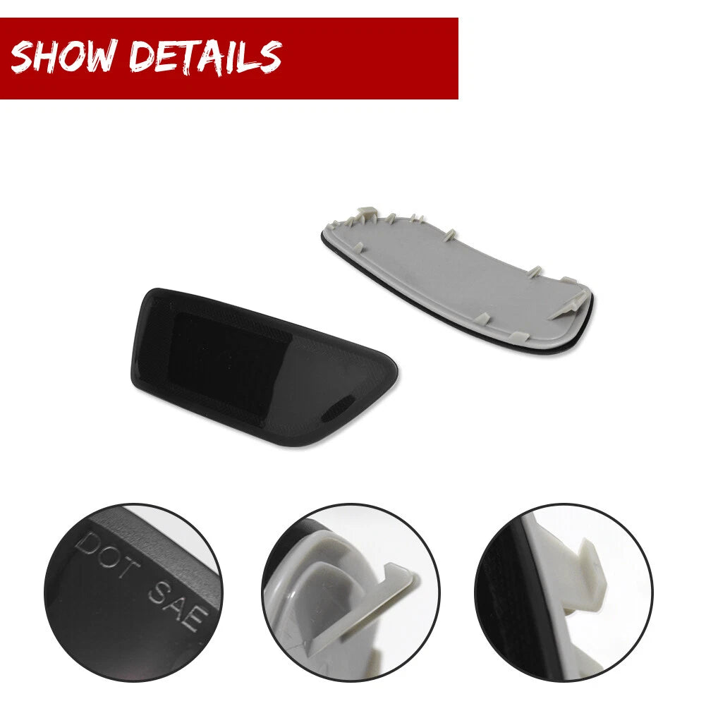 Smoked Lens Rear Bumper Reflectors for Jeep Grand Cherokee (2011–2020)