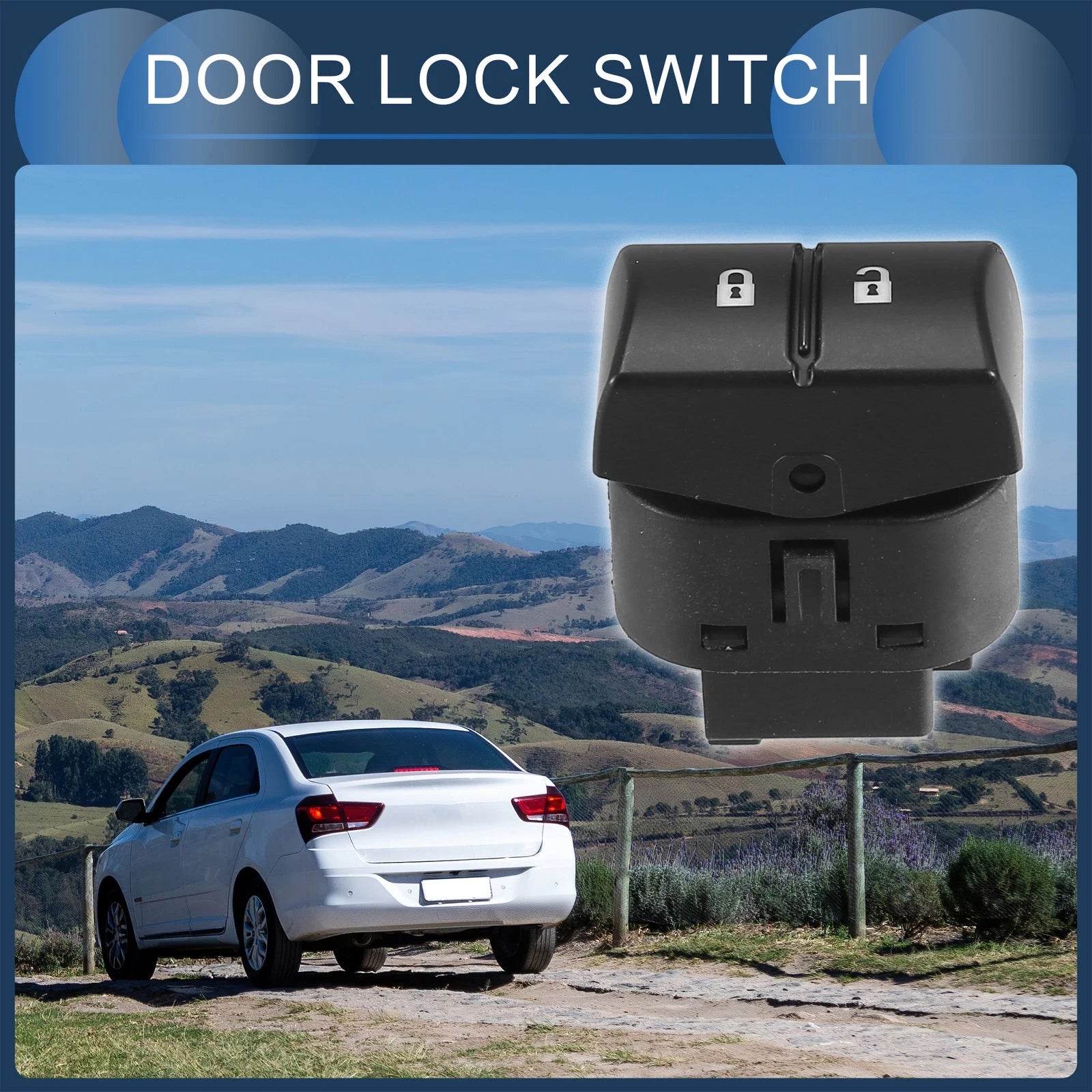 Door Lock Switch for Chevrolet Cobalt (2005–2010) No. 15777129