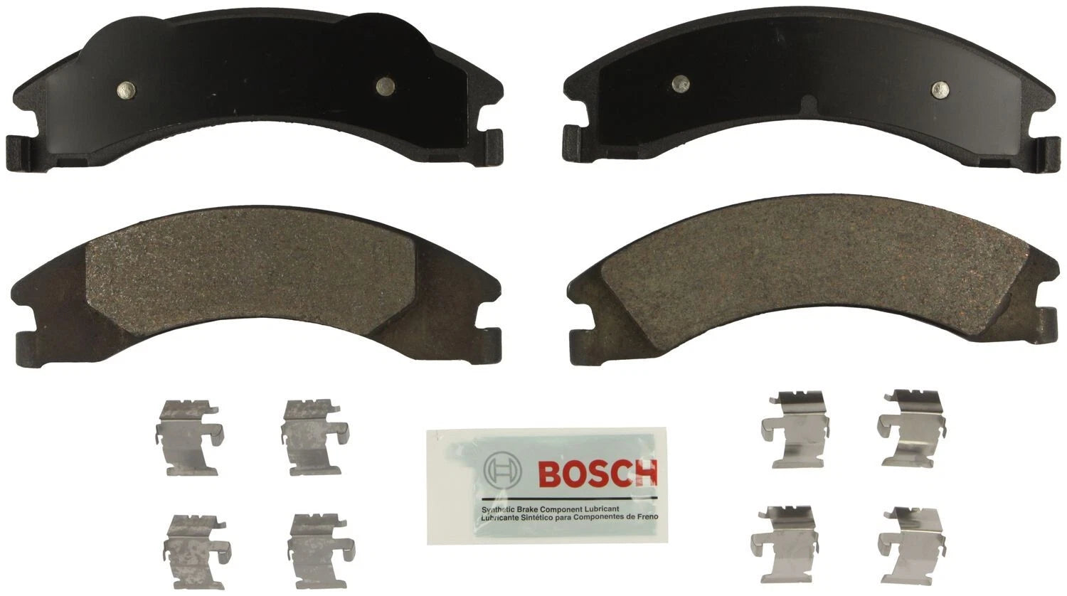 Set of 4 Rear Blue Disc Brake Pads for Ford E-150 E-250 E-350 (2000–2023)