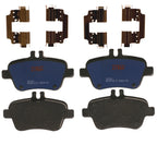 Set of 4 Rear Disc Brake Pads for Mercedes B Electric Drive (2014–2015)