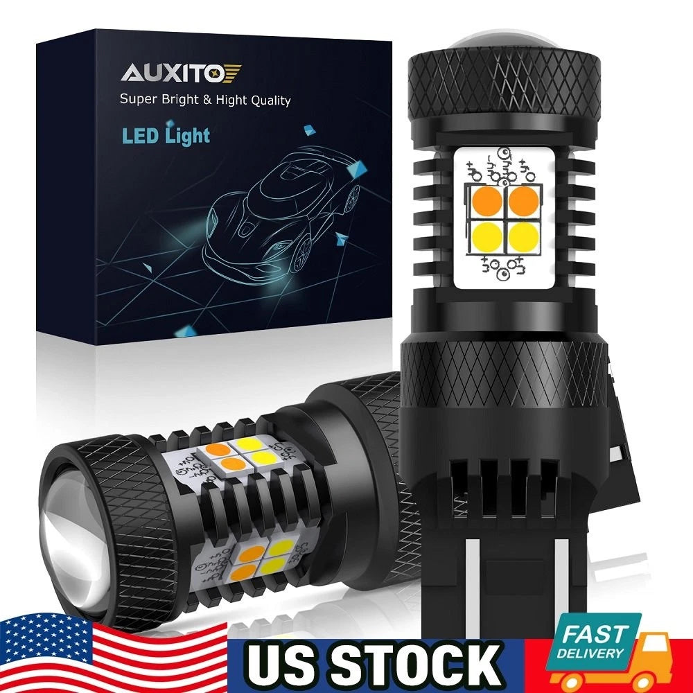 2X AUXITO 7443 Switchback LED Turn Signal Lights for