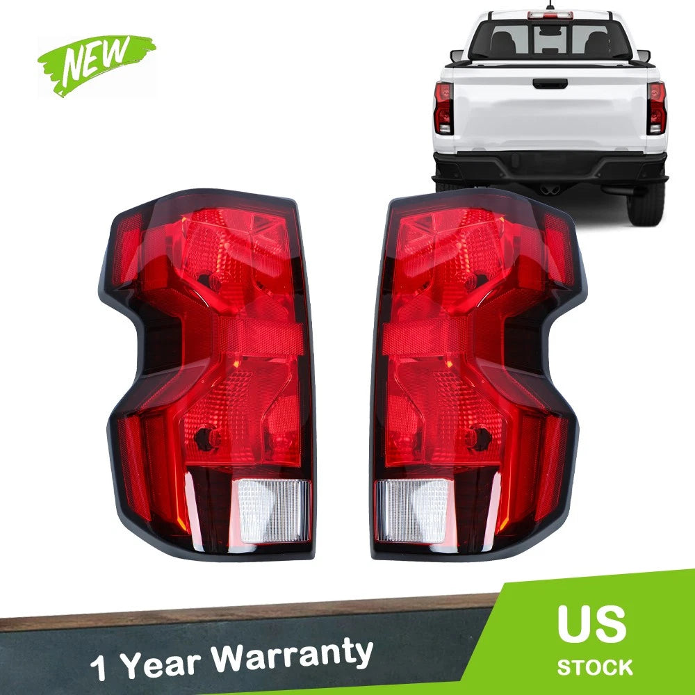 LED Tail Light Assembly for Chevrolet Colorado (2023–2025) Left + Right Black Red