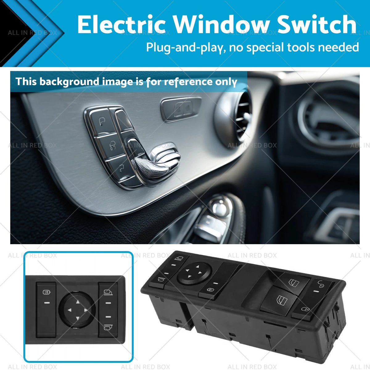 Electric Window Switch for Mercedes-Benz Actros (A9605450813)