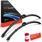 Set of 2 Windshield Wiper Blades for BMW X3 X4 (2011–2017)