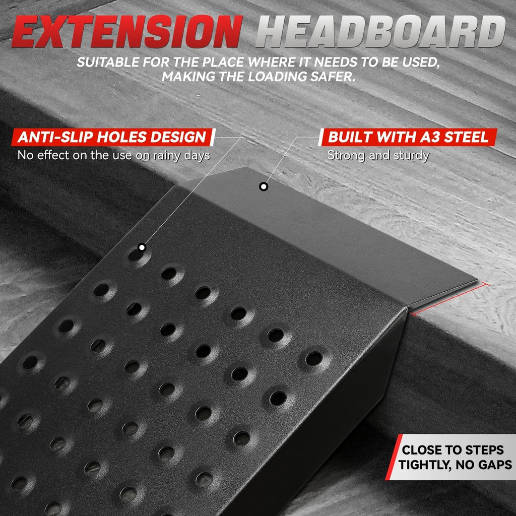 Loading Ramp for Extended Headboard (63" L x 8.86" W x 7.57" H)