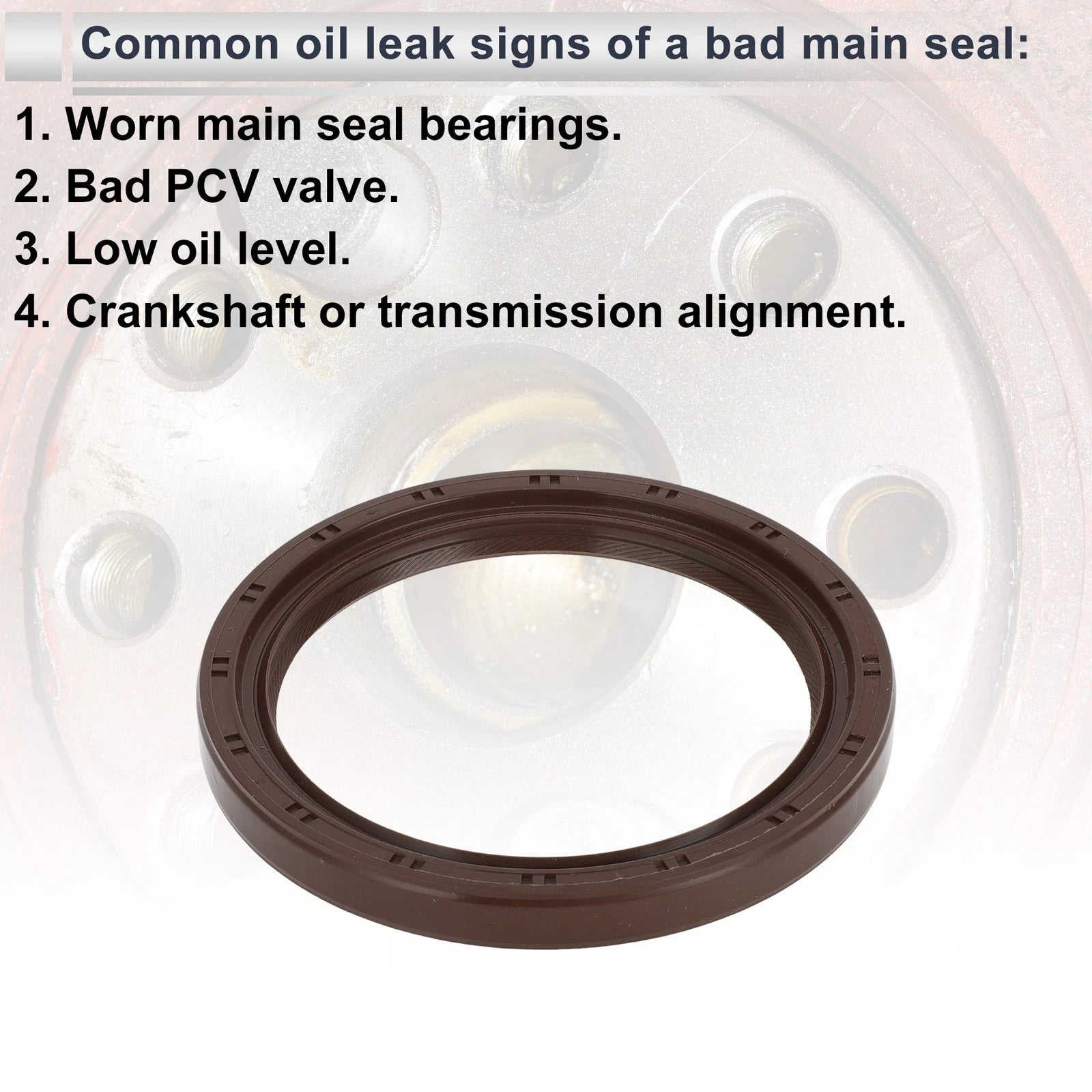 1 Pc Rear Crankshaft Oil Seal for Mitsubishi Pajero (1993–2022) No.ME203250