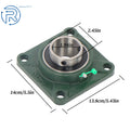 10 Pack UCF210-32 Flange Bearing for 2" Bore (Fits )