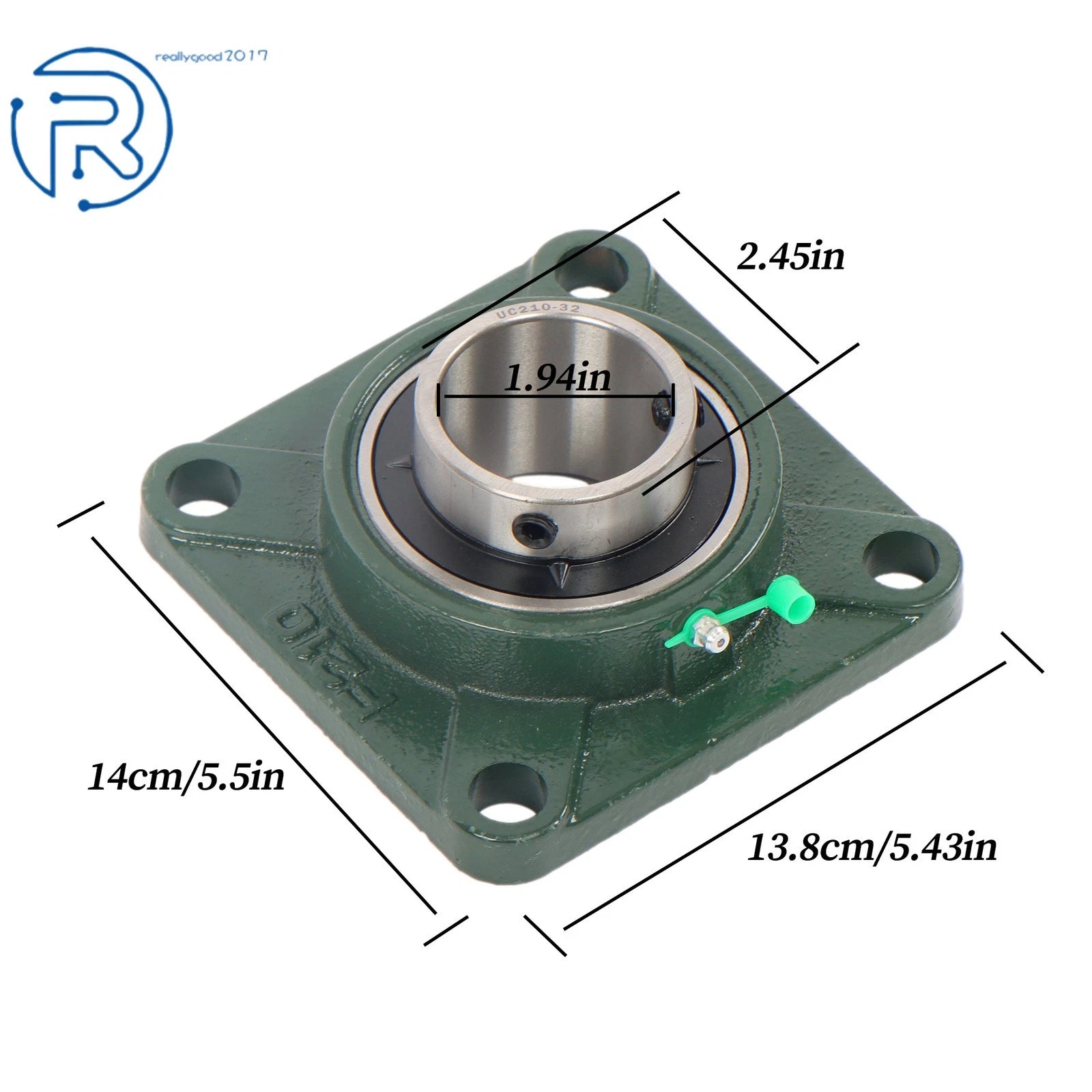 10 Pack UCF210-32 Flange Bearing for 2" Bore (Fits )
