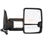 Set of 2 Power Signal Heated Chrome Tow Mirrors for Silverado Suburban Sierra (1999–2002)