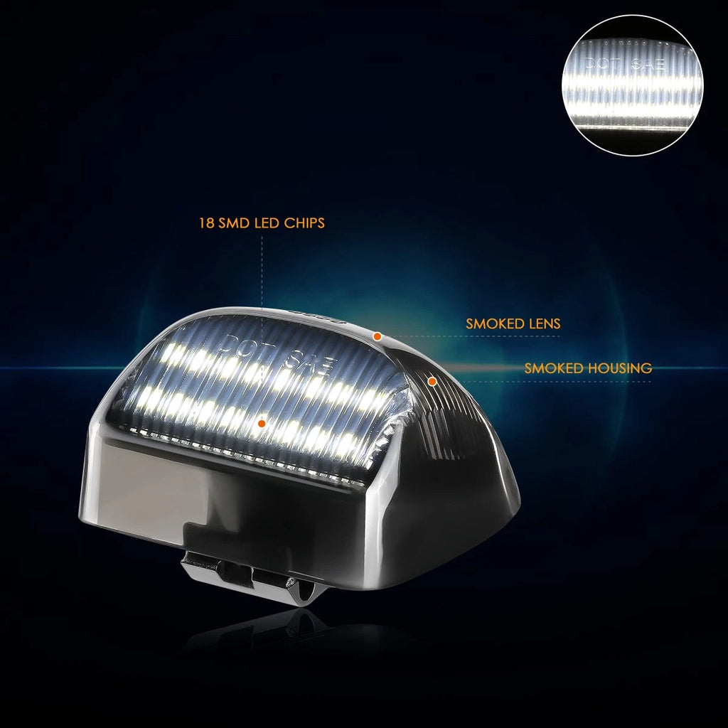 Nuvision White LED License Plate Lights for Silverado/Sierra/Tahoe/Yukon (1999–2013)