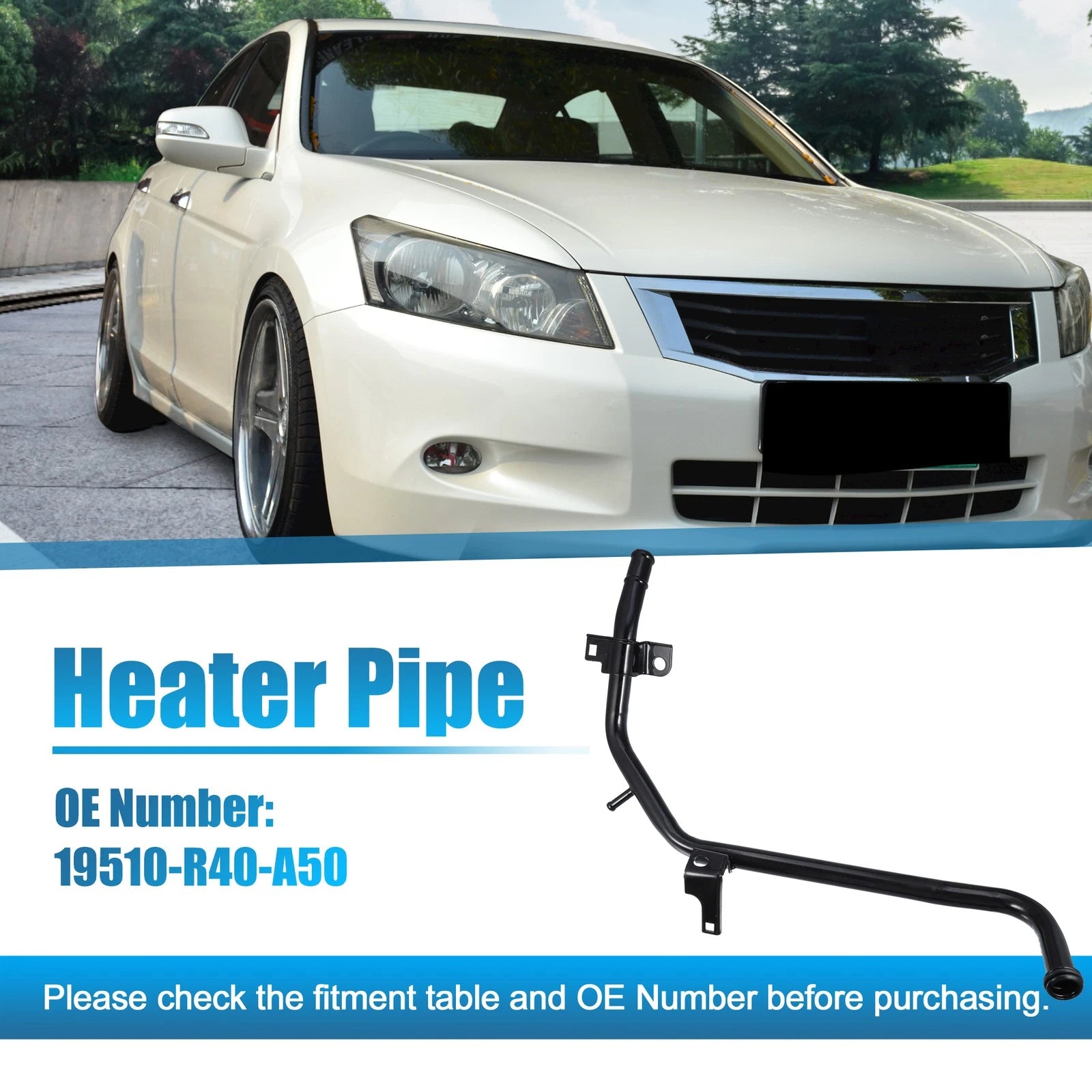Engine Heater Pipe for Honda Odyssey Accord (19510-R40-A50)