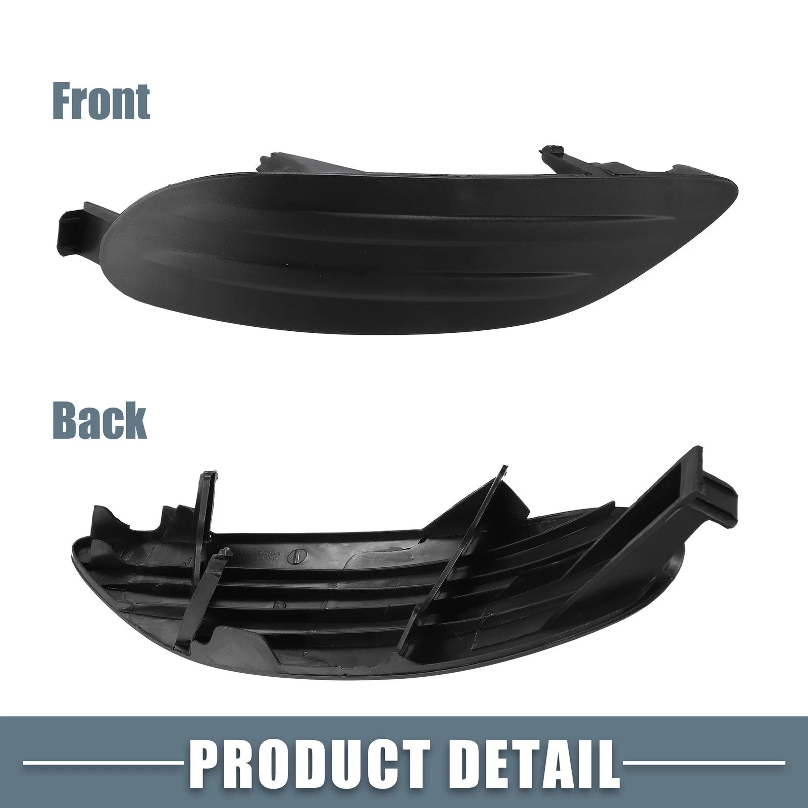 1 Pair Fog Light Grille Cover for Toyota Corolla (2014–2019) 52128-02200 52127-02170