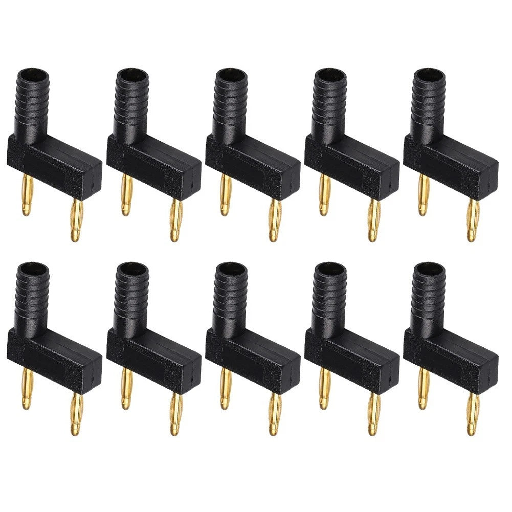 U52 Dual-Row Banana Probe Connectors 2mm x 10mm Pitch Gold Plated