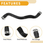 Radiator Hose for Ford Focus Mk3 1.6 2.0 (2010–2020) No.BV618260KF Rubber Black