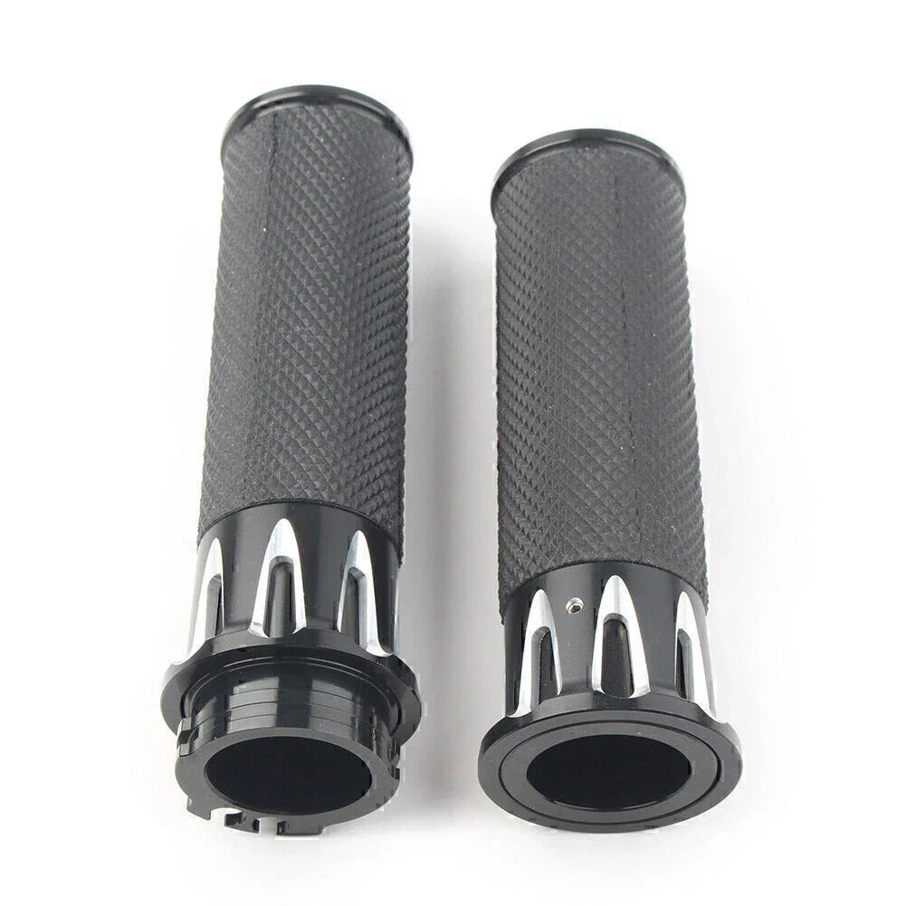 1'' Handle Bar Hand Grip for Harley Touring, Street Glide, Softail, Dyna