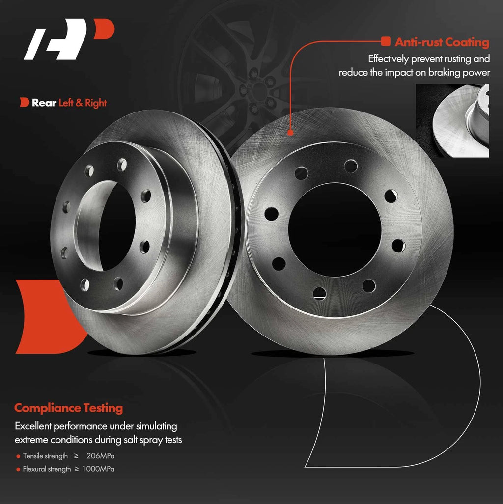 Rear Disc Brake Rotors for Chevy Silverado 2500, GMC Sierra 2500 (1999–2004)